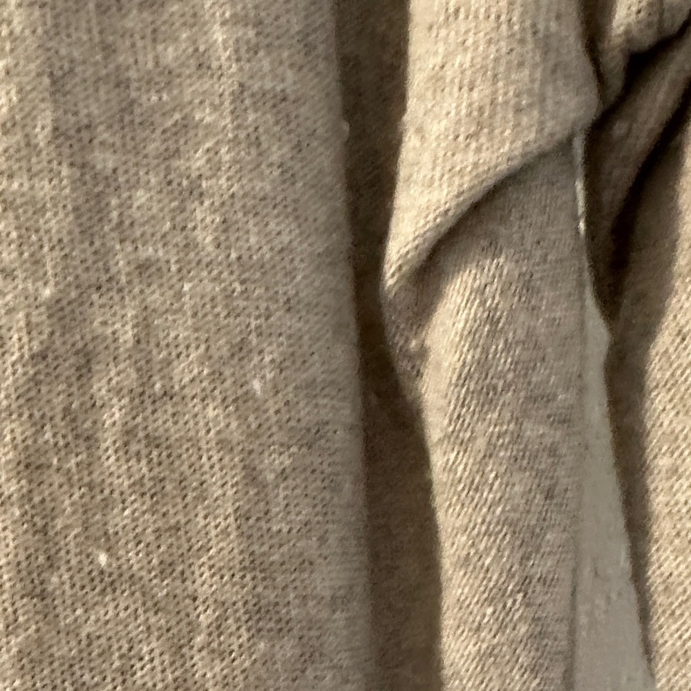 Free People Light Taupe Side-Tie Long Sleeve Top - Picture 4 of 5
